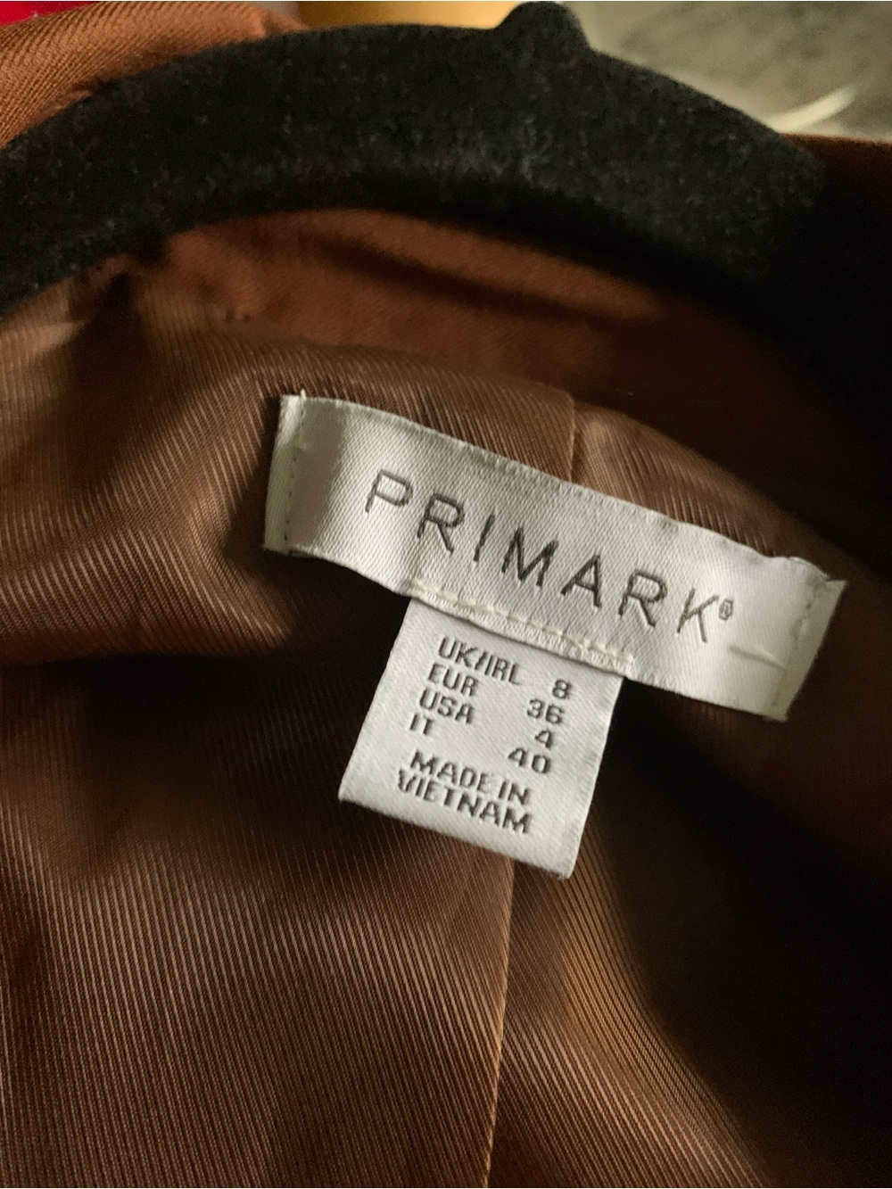 Primark Double-Breasted Blazer and Matching Trousers - Rust - Picture 7 of 11
